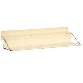 Hanging Balcony Table, Spruce Wood Foldable Railing Bar, Serving Table & Desk, Fits up to 3.9 Inches, Natural Hanging Balcony Table, Spruce Wood Foldable Railing Bar, Serving Table & Desk, Fits up to 3.9 Inches, Natural